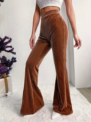  Pants Women's High Rise Stretch Flared Leg Trousers