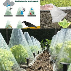 10pcs Plant Bell Cover Protects Plants From Birds 21x19x19cm