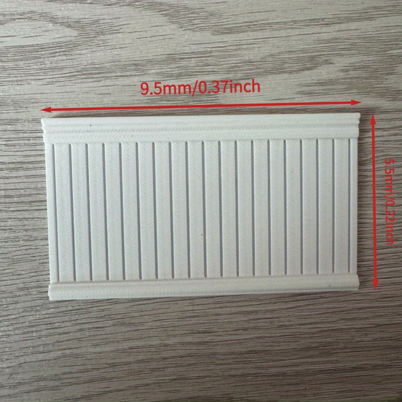 2pcs Mini Dollhouse Wall Stickers 1:12 Scale Toy House Decals