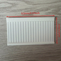 2pcs Mini Dollhouse Wall Stickers 1:12 Scale Toy House Decals