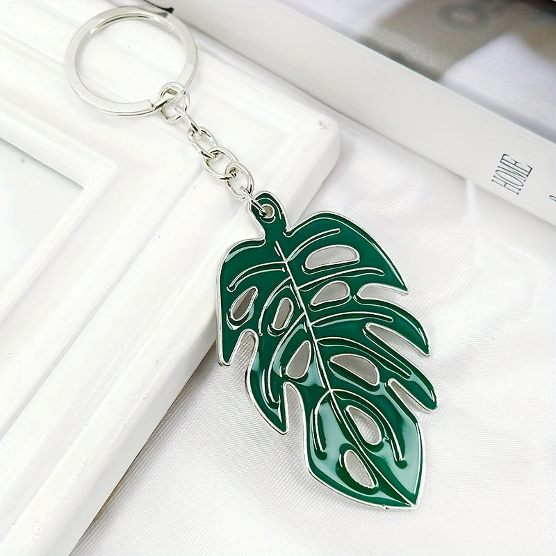Leaf Shape Keychain Pendant Bag Ornament Accessories