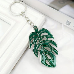 Leaf Shape Keychain Pendant Bag Ornament Accessories
