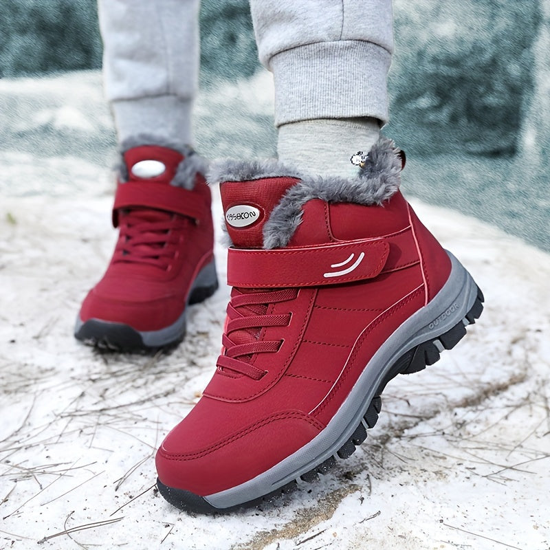 Warm Hiking Shoes Non Slip Wear Resistant Camping Shoes Women's Footwear