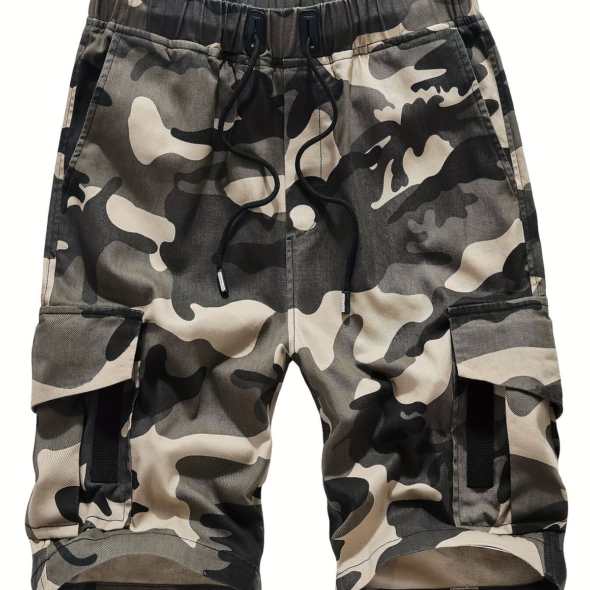 Men's Camo Cargo Shorts for Spring and Summer