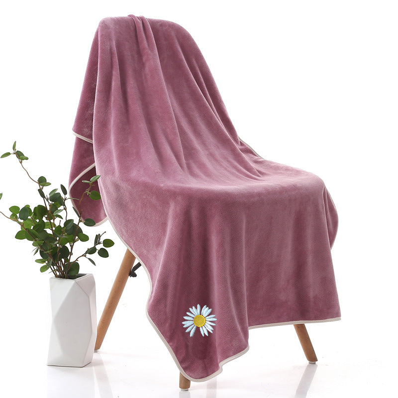 Adult Microfiber Quick Dry Bath Towel 139x68cm Strong Water Absorption