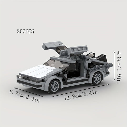 Back to the Future Delorean Time Machine Model Building Blocks Set