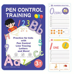 YUGUER Handwriting Improvement Kit - Reusable Calligraphy Practice Book