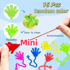 Mini Glitter Sticky Hands Sensory Toys - Party Bag Stuffers