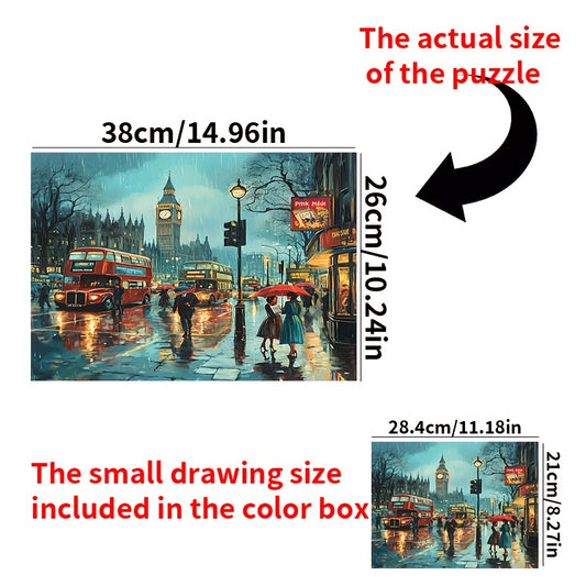 1000pcs Mini Puzzle Vibrant Artwork Positive Affirmations Perfect Gift