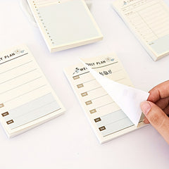 Portable Weekly Planner Notepad - Keep Track of Your Study Time & Daily Memos