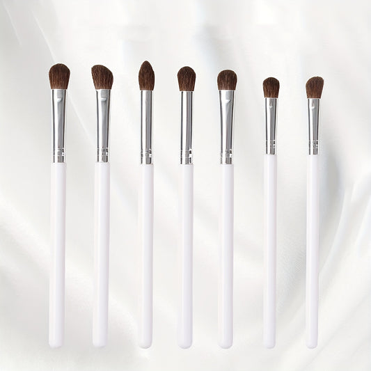 7pcs Eyeshadow Brush Eye Blender Brush Horse Hair Flawlessly