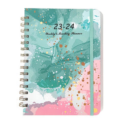 Academic Planner July-June 6.3''x8.4'' Weekly Monthly 12 Month Tabs