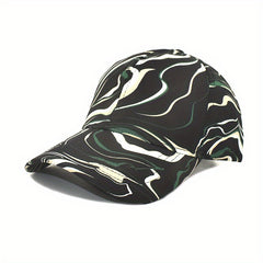 Men's Digital Print Hip Hop Cap Outdoor Sun Hat