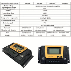 1pc Solar Charge Controller For Lithium Solar Panel Regulator