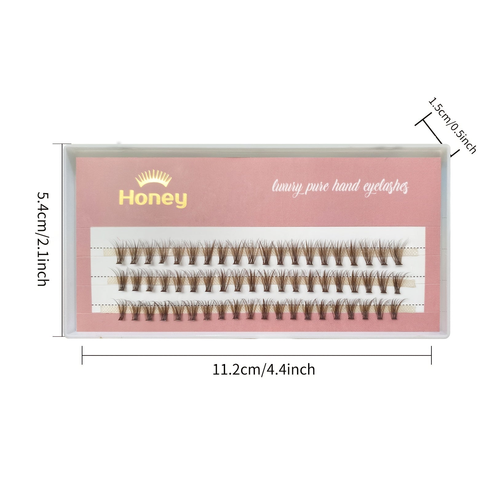 20D Brown Cluster Eyelashes for Volume Lash Extension