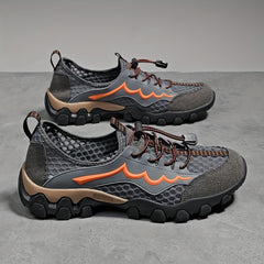 Men's Lightweight Hiking Shoes Breathable Mesh Non Slip Buckle