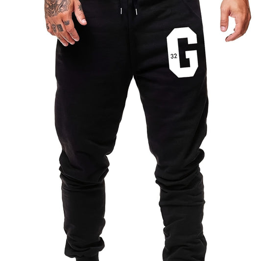 Men's Drawstring Sweatpants Loose Casual Jogger Pants
