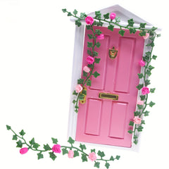 4pcs Simulation Flower Vine Garden Decoration Model Accessories