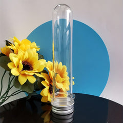 45ml 70ml PET Test Tube Bottle Transparent Plastic Refillable Bottle