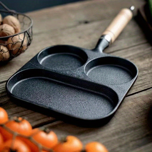 Cast Iron Breakfast Omelette Pot, Non-Stick, Healthy & Durable