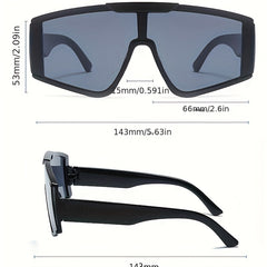 Y2K Oversized Sunglasses UV400 Sun Shades for Summer Party