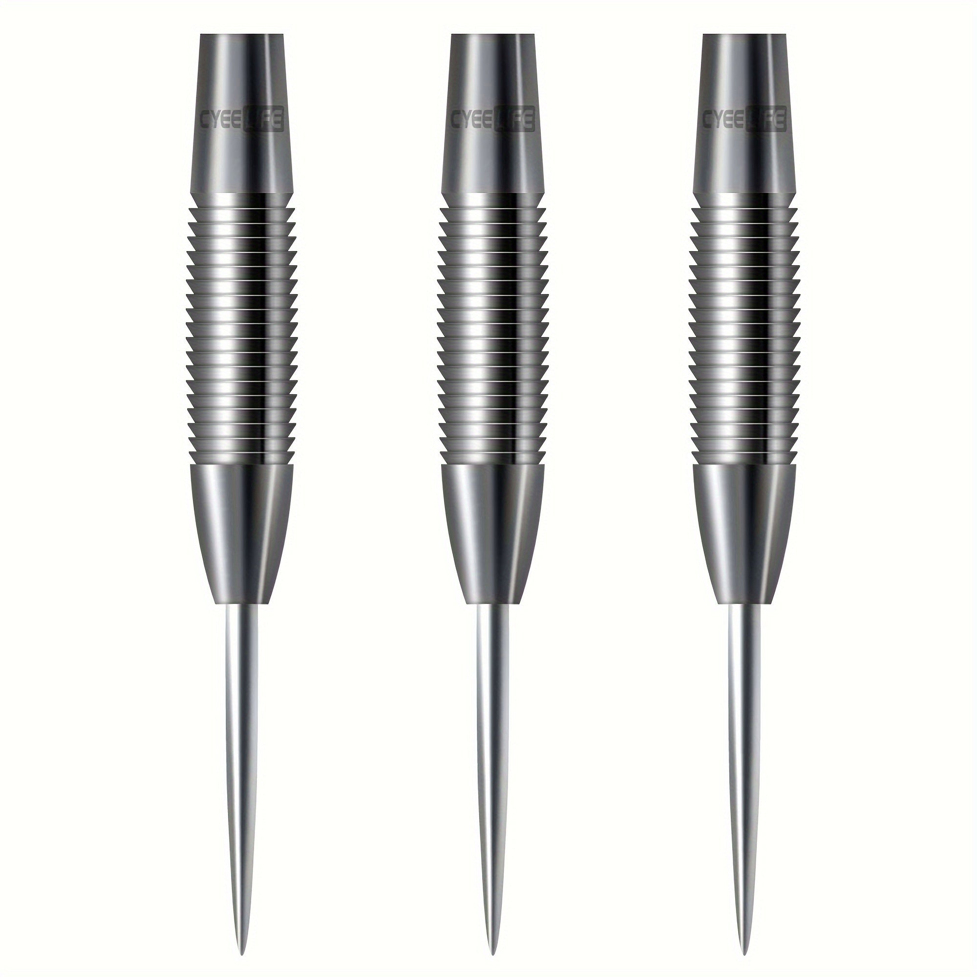 CyeeLife 22 23g Tungsten Steel Dart Barrels 90 Silver