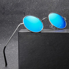Polarized Round Sunglasses Vintage Circle Hippie Sun Glasses