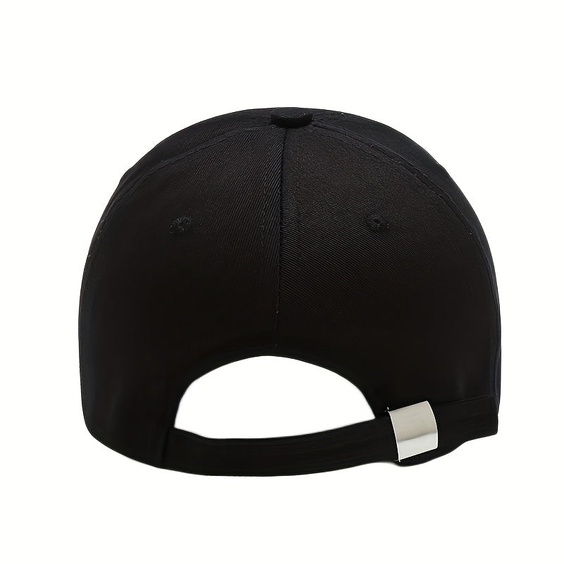 Daisy Embroidery Baseball Cap Adjustable Solid Dad Hats