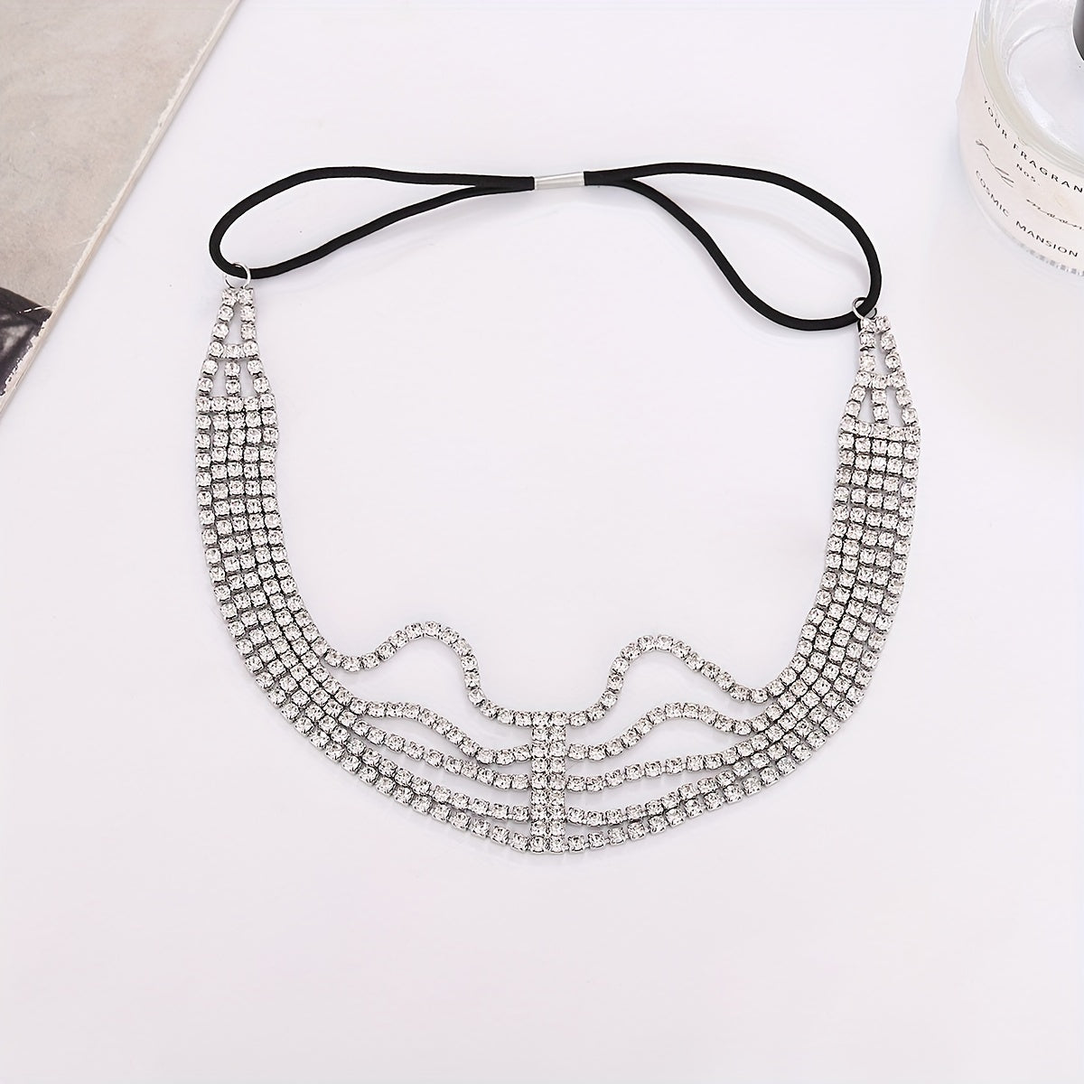 Rhinestone Headband Layer Head Jewelry Hair Accessories for Women