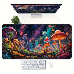 Large Mushroom Game Mouse Pad Computer HD Keyboard Pad Non Slip