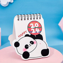 Mini Panda Calendar Student Desk Decoration Punch Card Monthly Calendar