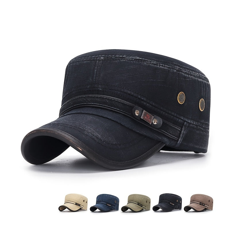 Vintage Baseball Cap Snapback Hat Cadet Army Cap Hip Hop Hat