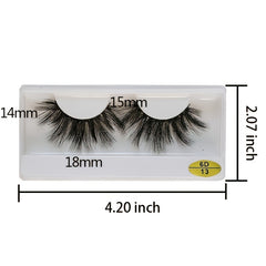20 Pairs 25mm Mink Lashes False Eyelashes Pack - Long Dramatic Makeup