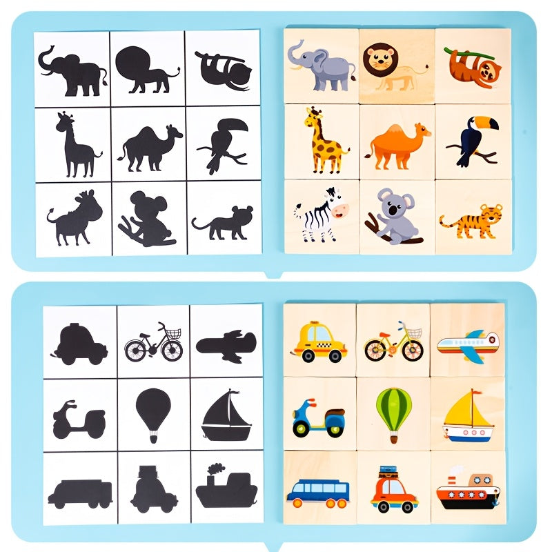 Toddler Shadow Matching Game Educational Puzzle Toy