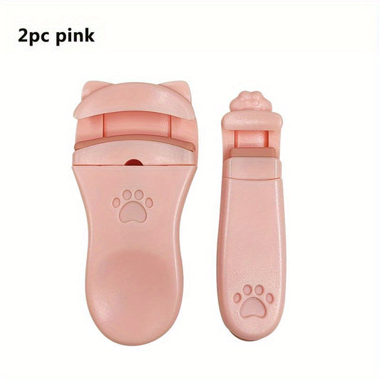 Mini Eyelash Curler Set - 4pcs Cat Claw Curler, Wide Angle Curler, Precision Cur