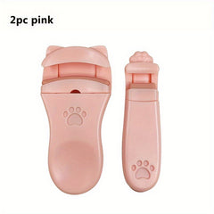 Mini Eyelash Curler Set - 4pcs Cat Claw Curler, Wide Angle Curler, Precision Cur