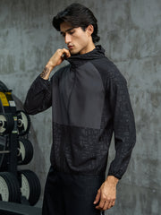 Men's Zipper Hooded Windproof Casual Jacket Spring Autumn