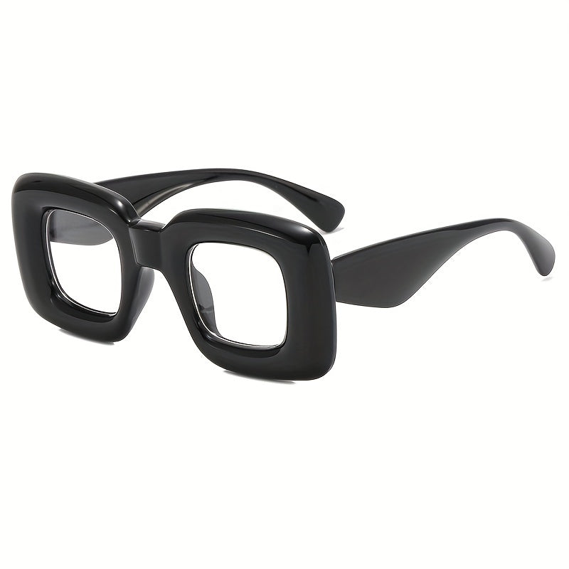 Y2K Clear Len Glasses For Women Men Inflated Candy Funny Party