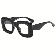 Y2K Clear Len Glasses For Women Men Inflated Candy Funny Party