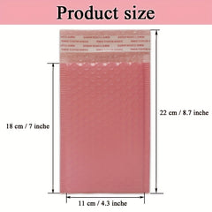 10 Pack 10x16 20x32 cm Pink Bubble Mailers Self-Sealing Waterproof Envelopes