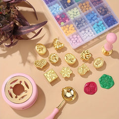 10pcs Seal Stamp Head Embossed Seal Head Retro Envelope Wax Seal Head