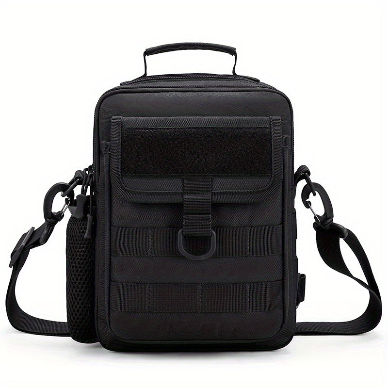 Men's Messenger Bag With Buckle & Thickened Handle Outdoor Sports Bag