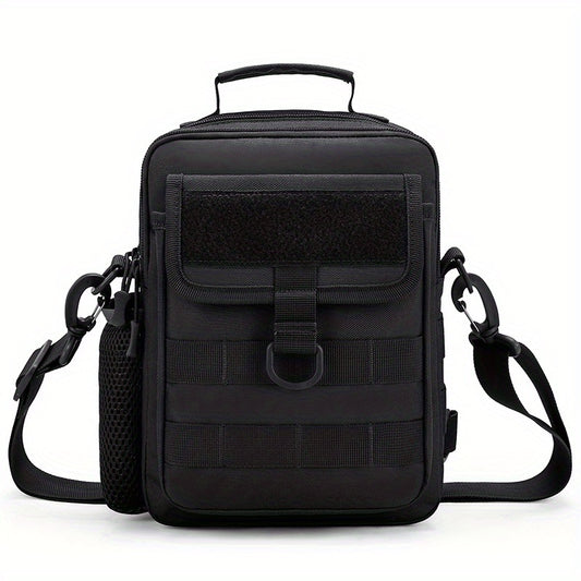 Men's Messenger Bag With Buckle & Thickened Handle Outdoor Sports Bag