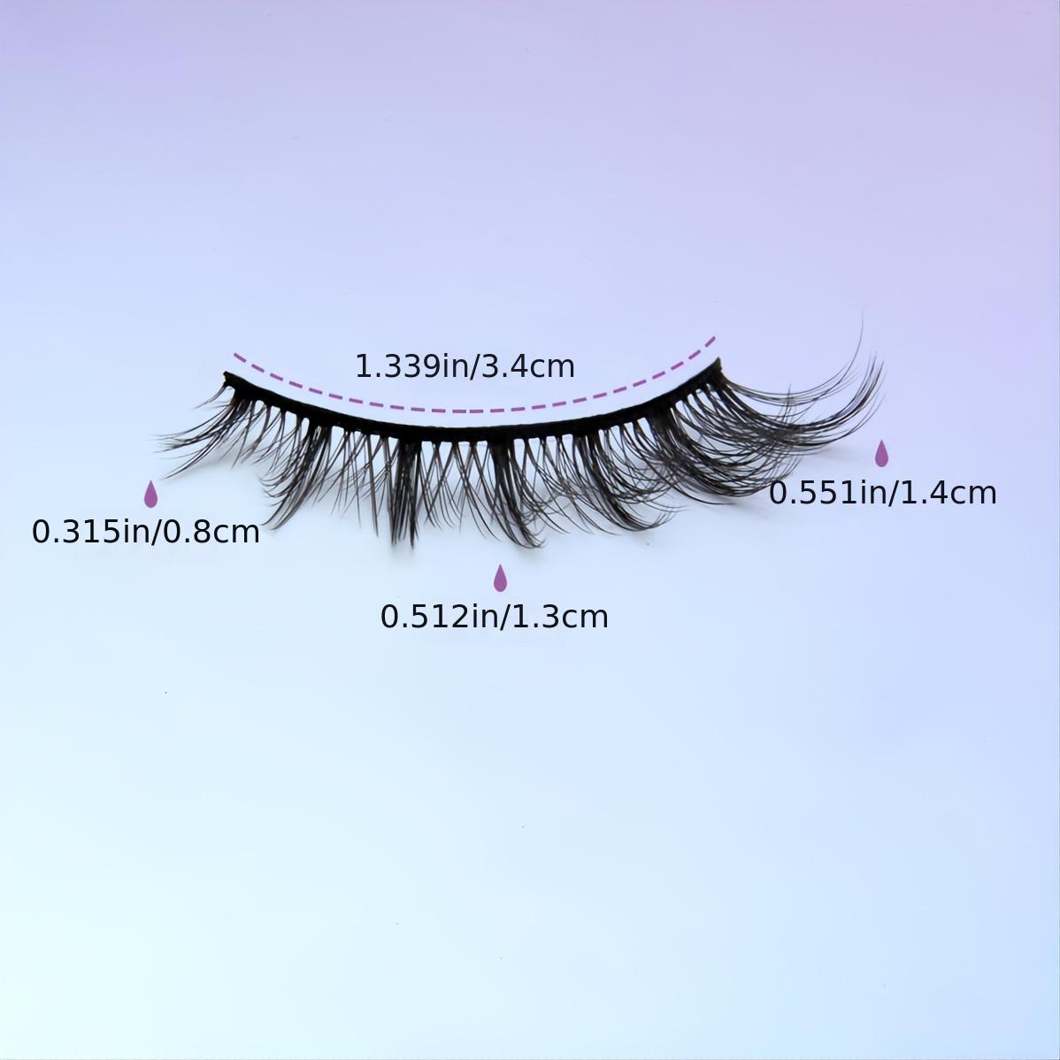5 Pairs 3D Cross Fiber False Eyelashes