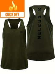 Men's Running Loose Tank Top Sleeveless Fast Dry Bodysuit