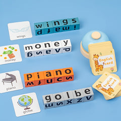 Wooden Building Blocks Set for Kids