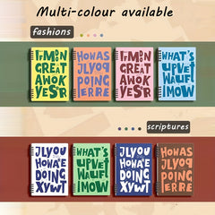 A5 Discbound Notebook Inserts 60 Sheets 5 Colors
