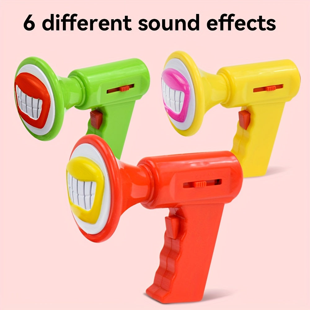 Kids Voice Changer Toy Megaphone 6 Sound Effects Red