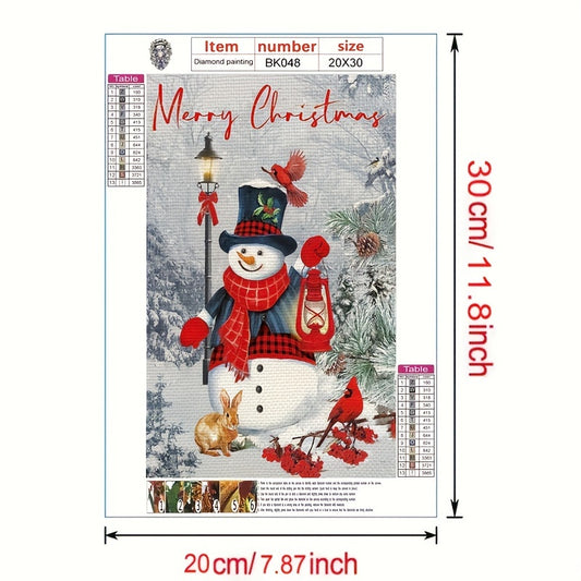 DIY Christmas Snowman Diamond Painting Kit