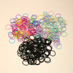 100-300pcs Hair Tie Rubber Bands for Baby Girls